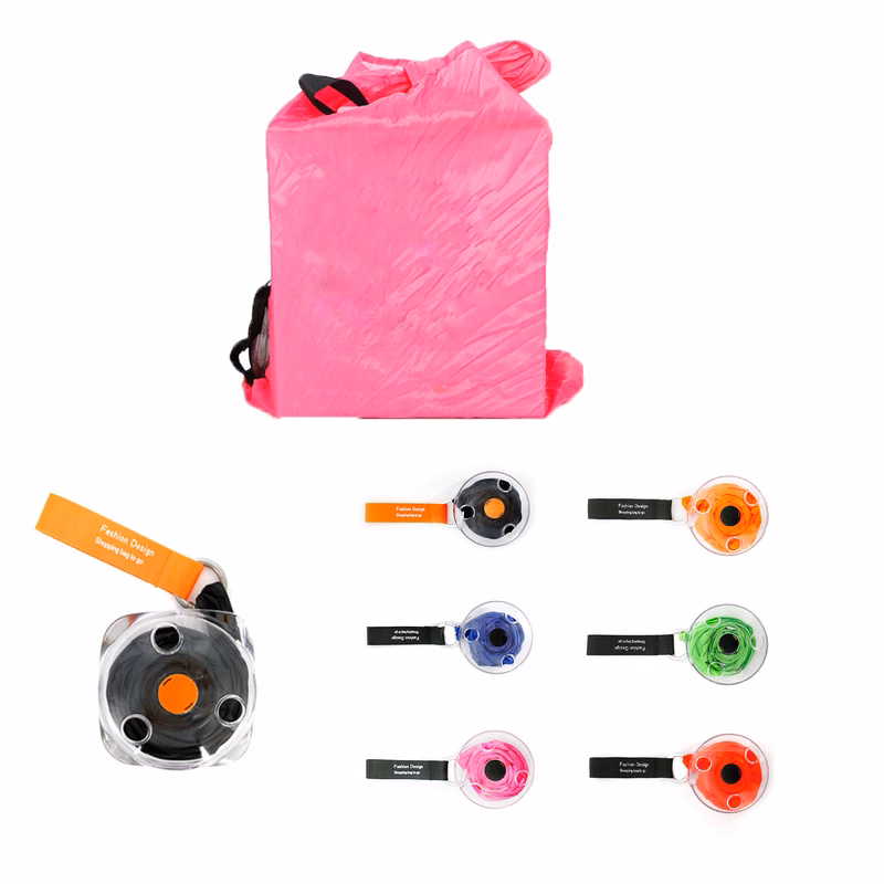 Folding Telescopic Small Disc Shopping Bag