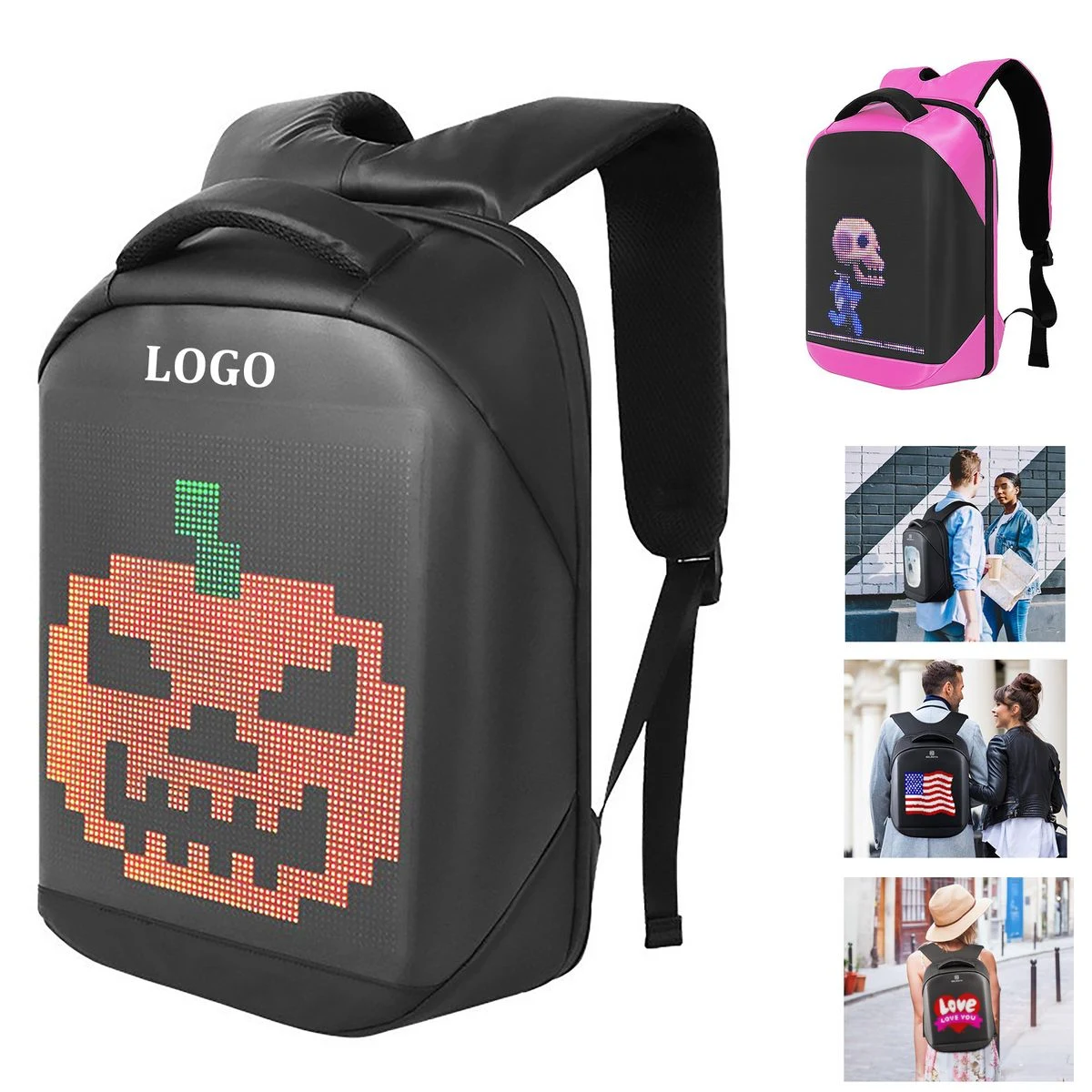LCD Backpack with Programmable Full Color Display 1