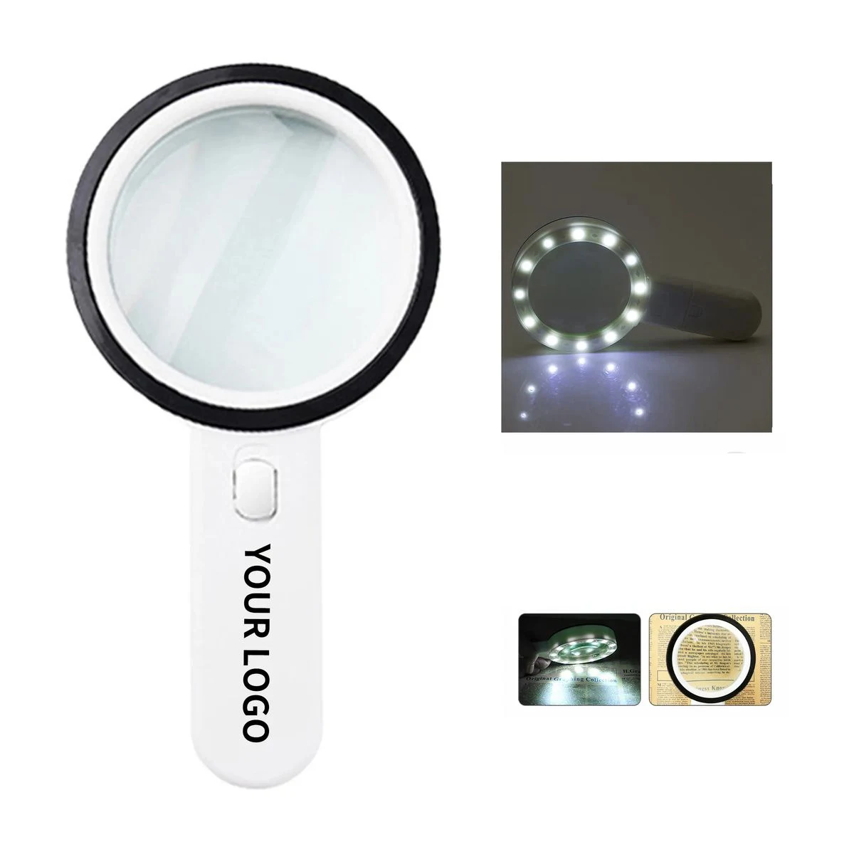Plastic Magnifier with 12 LEDs for Reading 1