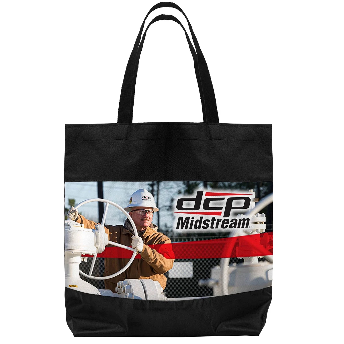 Arlington 300D Two-Tone Dye Sublimation Tote Bag 1