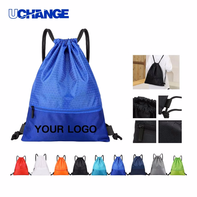 Oxford Drawstring Bag Backpack Lightweight for Daily Essentials
