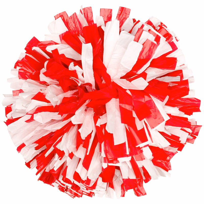 Custom Plastic Show Pom - Mixed Colors