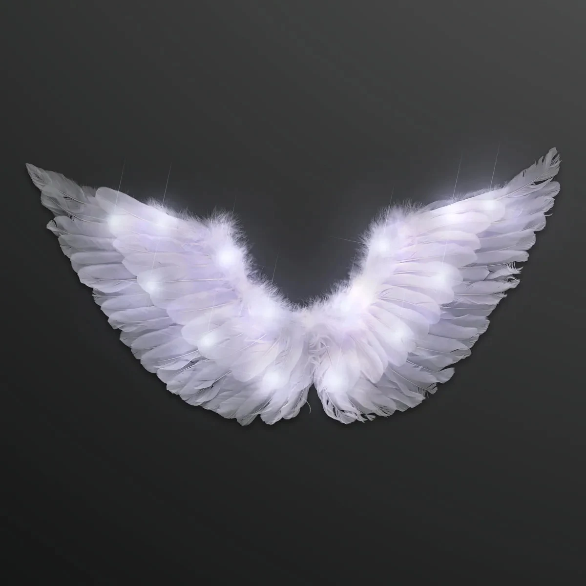 LED Feather Angel Wings, Steady Lighting 1
