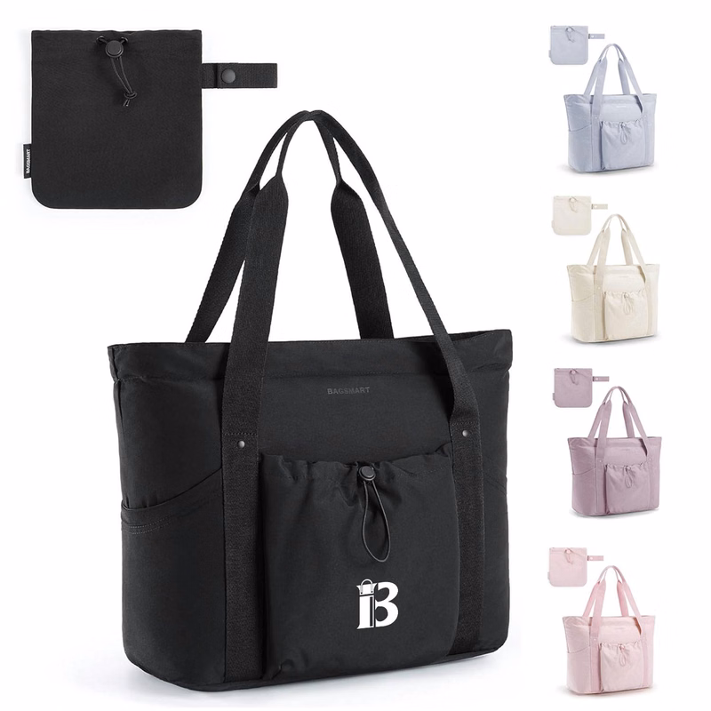 Tote Shoulder Bag w/ Zipper