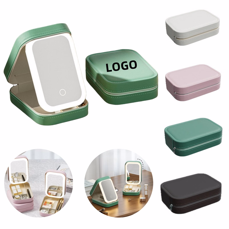 Travel Makeup Case With LED Mirror