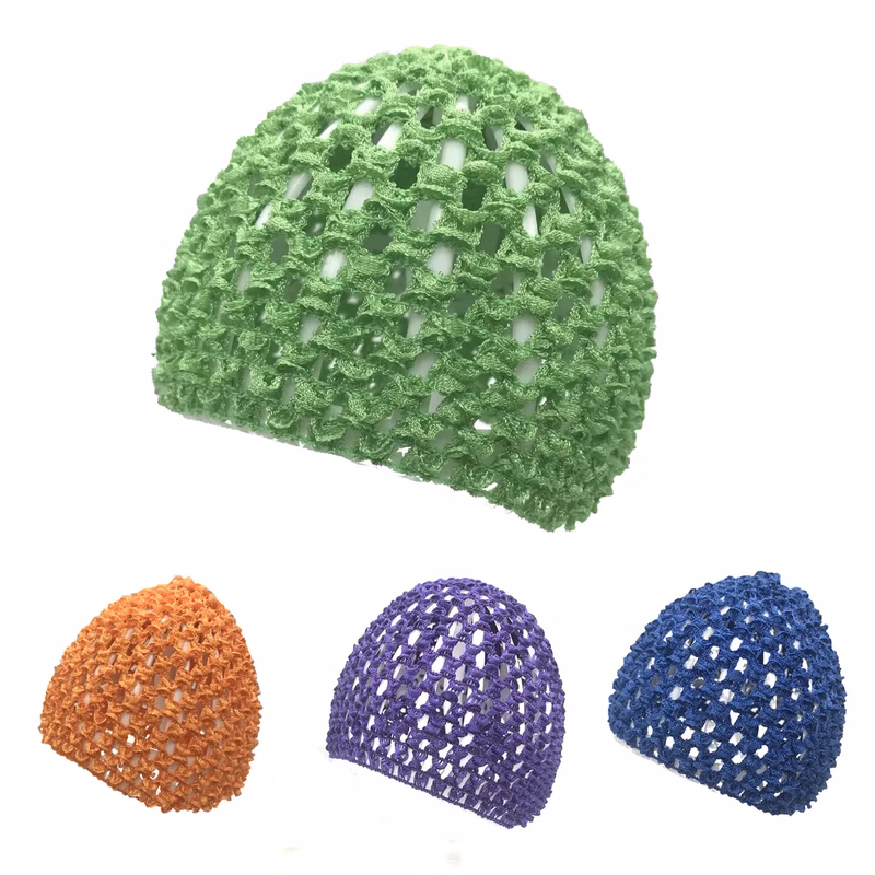 Polyester Knitted Halogen Cap For Kids