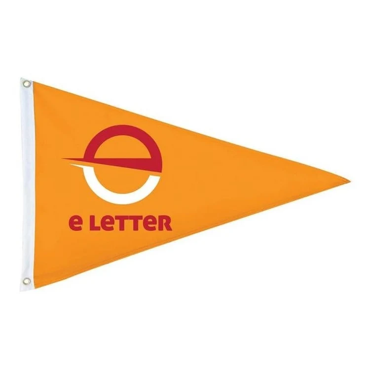 16"x24" Single-Side Imprint Triangle Pennant Flag 1