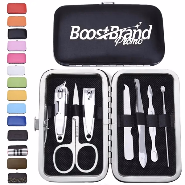 Custom Travel Manicure and Pedicure Grooming Set with Case — Personal Care Essential