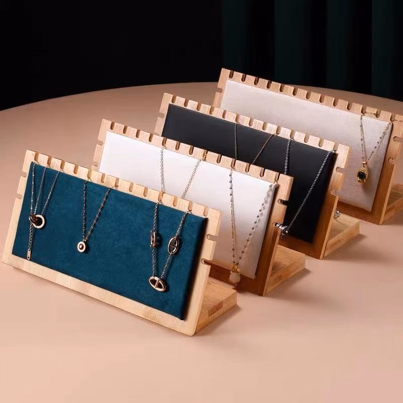 Wooden Jewelry Display Props