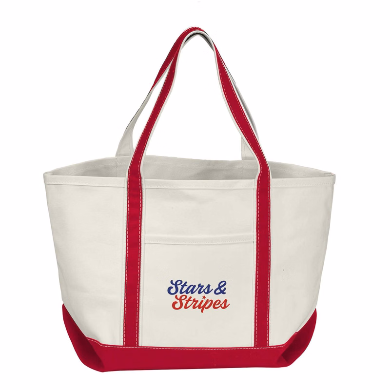 Open Canvas Boat Bag