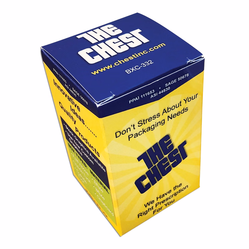 3.75" x 2.25" x 2.25" - Chipboard Box
