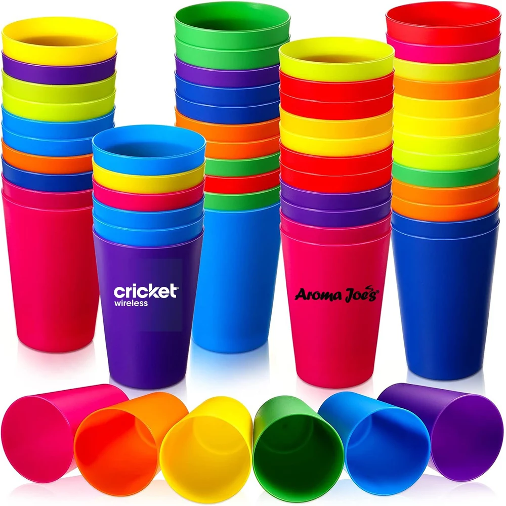 Solid color Plastic Kids Cups 1