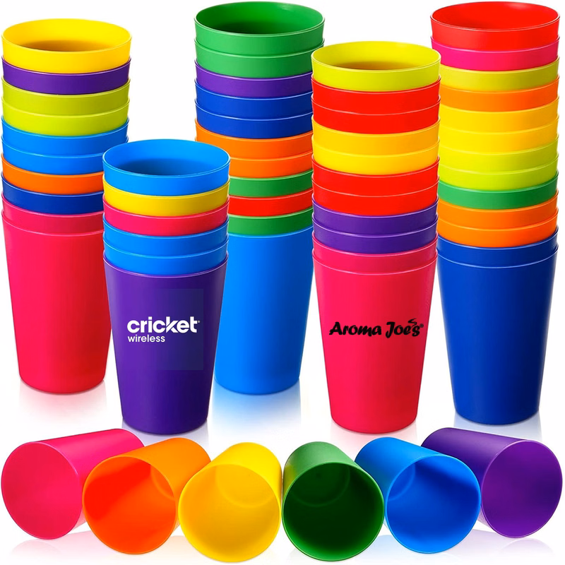 Solid color Plastic Kids Cups