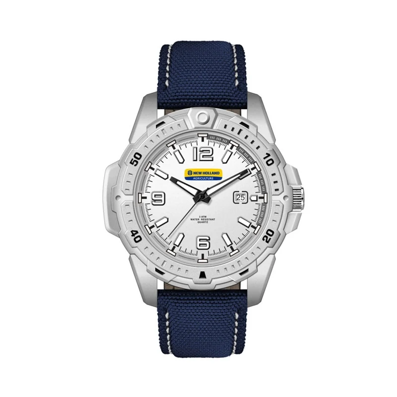 45MM, SILVER METAL CASE, 3-HAND MVT, DTE 1