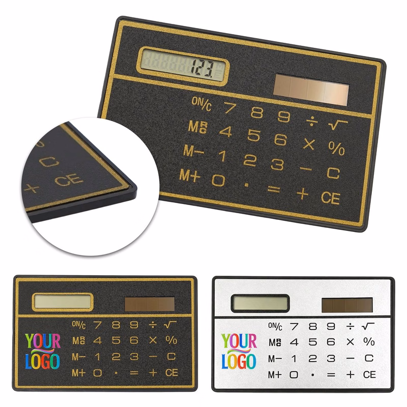 Thin Credit Card Style Solar Calculator