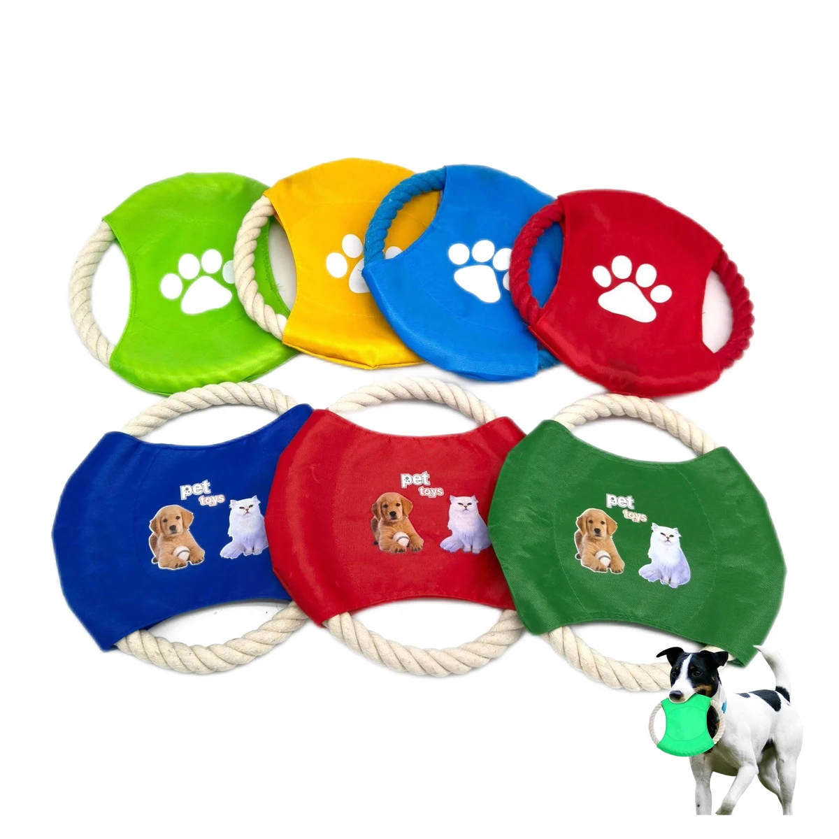 Flying Disc Dog Rope Toy 1