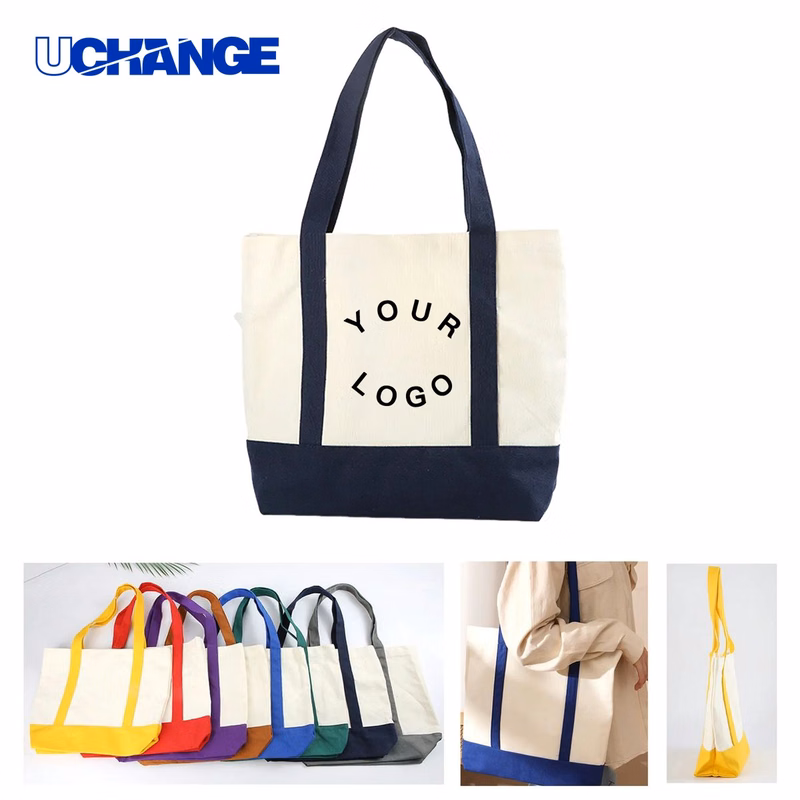 Canvas Tote Bag Carrier with Pocket for Getaways