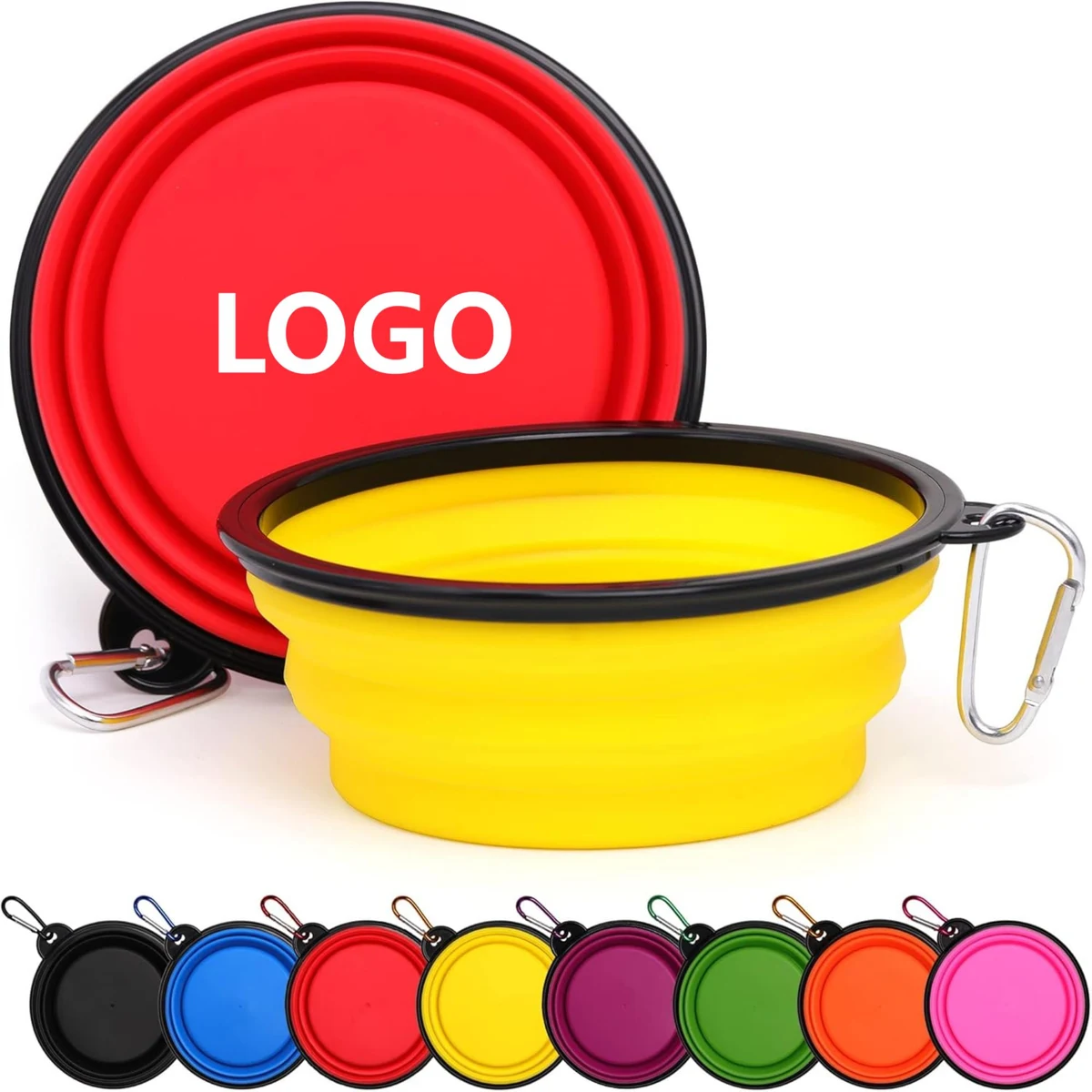 34oz Silicone Folding Pet Bowl 1