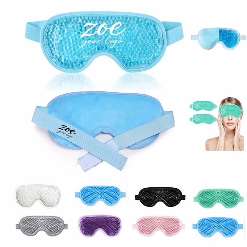 PVC Plush Gel Beads Hot Cold Eye Mask