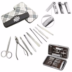 Cross Stripes 12 In 1 Manicure Set