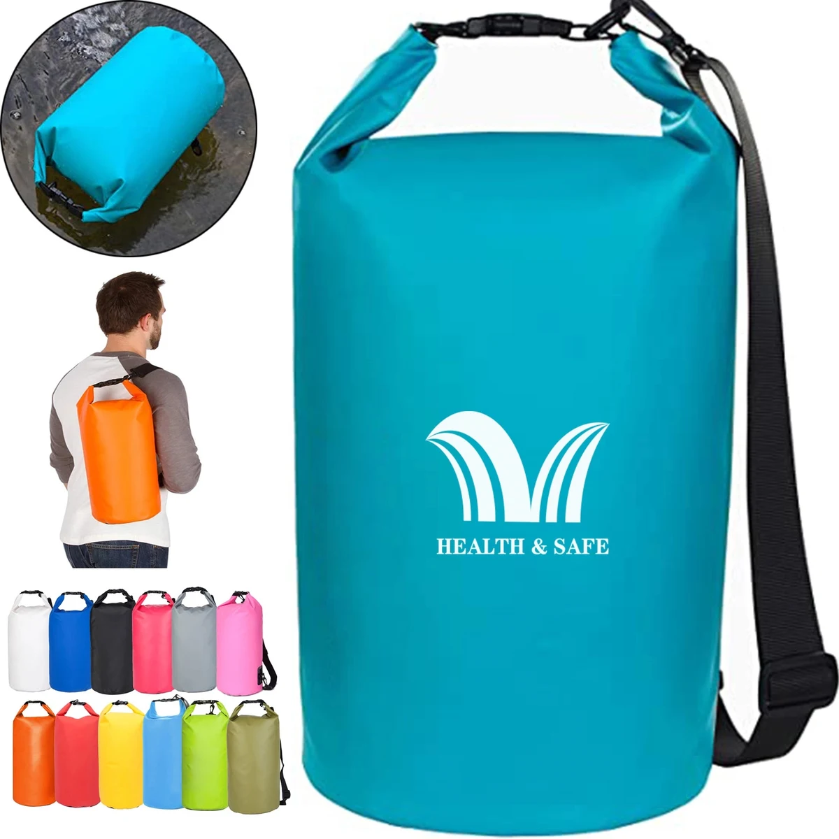 Waterproof Dry Bag for Kayaking, Beach, Rafting, Boating 1