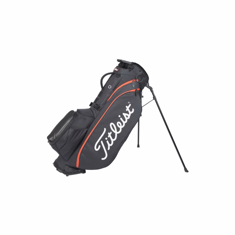 Titleist Players 5 Stand Bag - Black/Black/Red