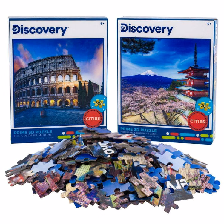 The Colosseum/Mount Fuji 300-Piece Puzzle - Assorted