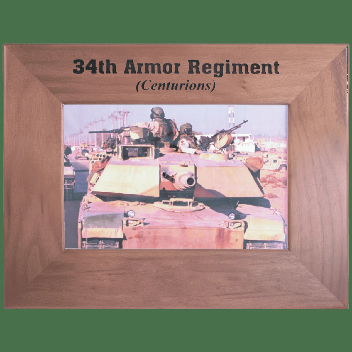 4" x 6" Walnut Genuine Picture Frame 1