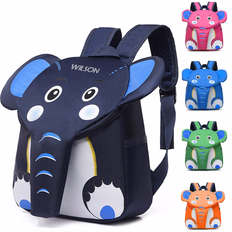 Oxford cute elephant kid's backpack