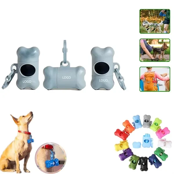 Custom Plastic Waste Bag Dispenser With Penguin Design — Pet Care On-the-Go Container 1