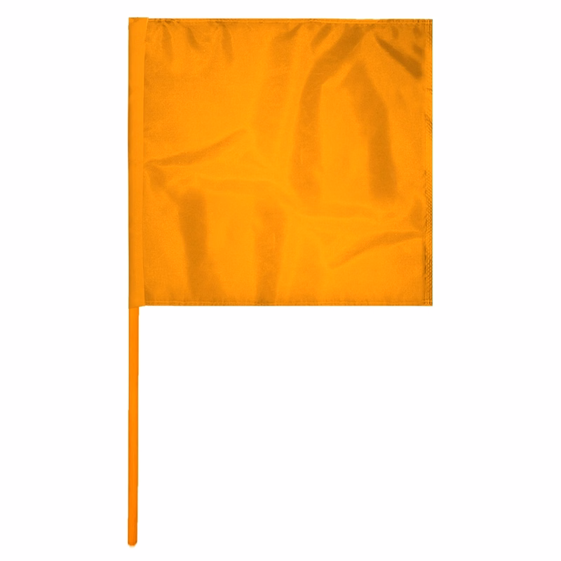 Blank Vinyl Safety Flag with Dowel