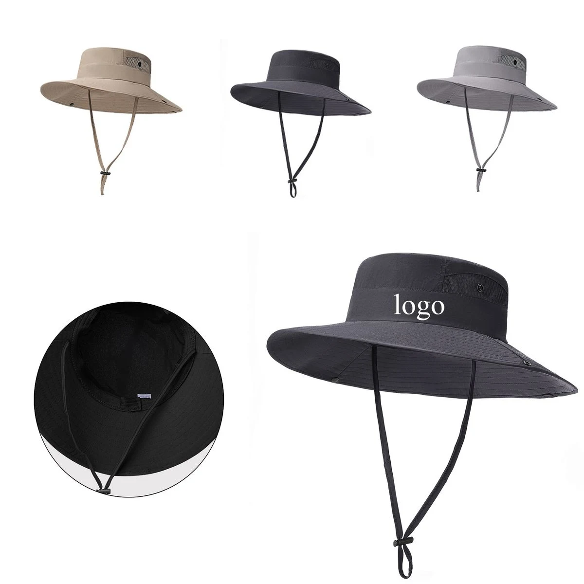 Breathable Blank Outdoor Sun Hat 1