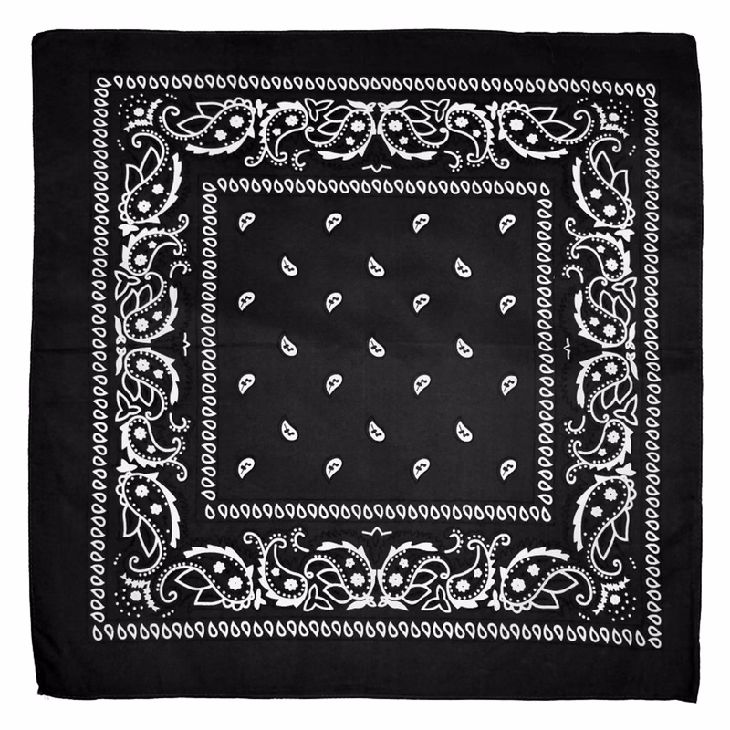 100% Cotton Full Color Square Bandanas