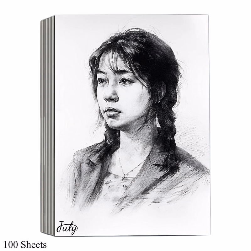100 Sheets A4 Sketch Paper Set