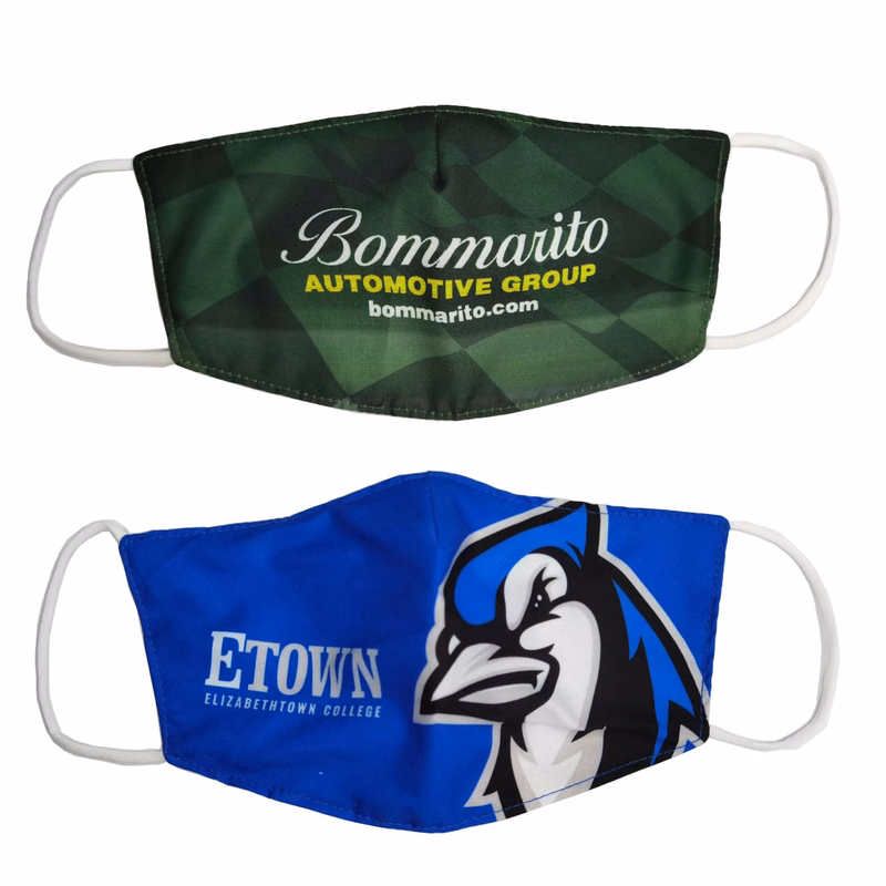 2-Layer Safety Face Mask w/ Custom Imprint Reusable