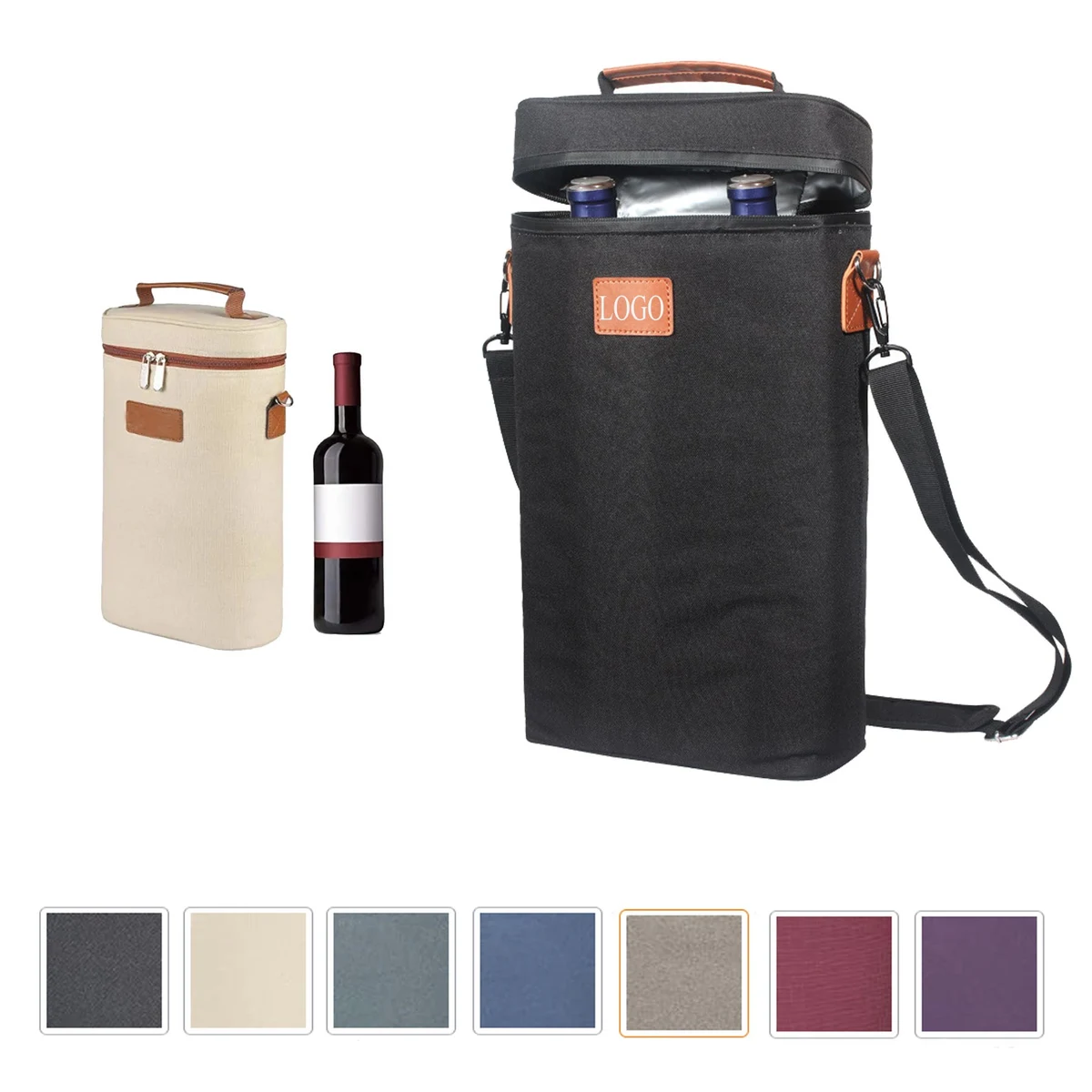 2 Bottle Wine Tote Carrier 1