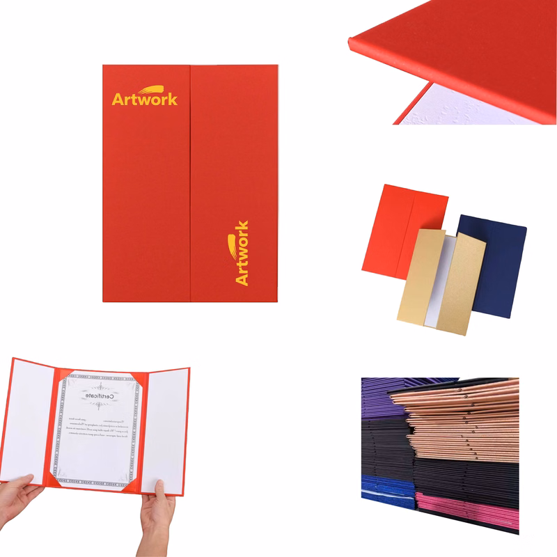 Customized Three Fold Certificate Holder