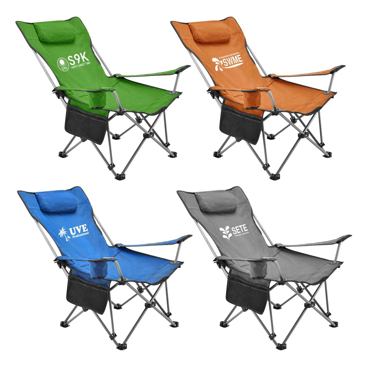 Outdoor Sitting And Lying Dual-purpose Folding Chair With Carry Bag 1
