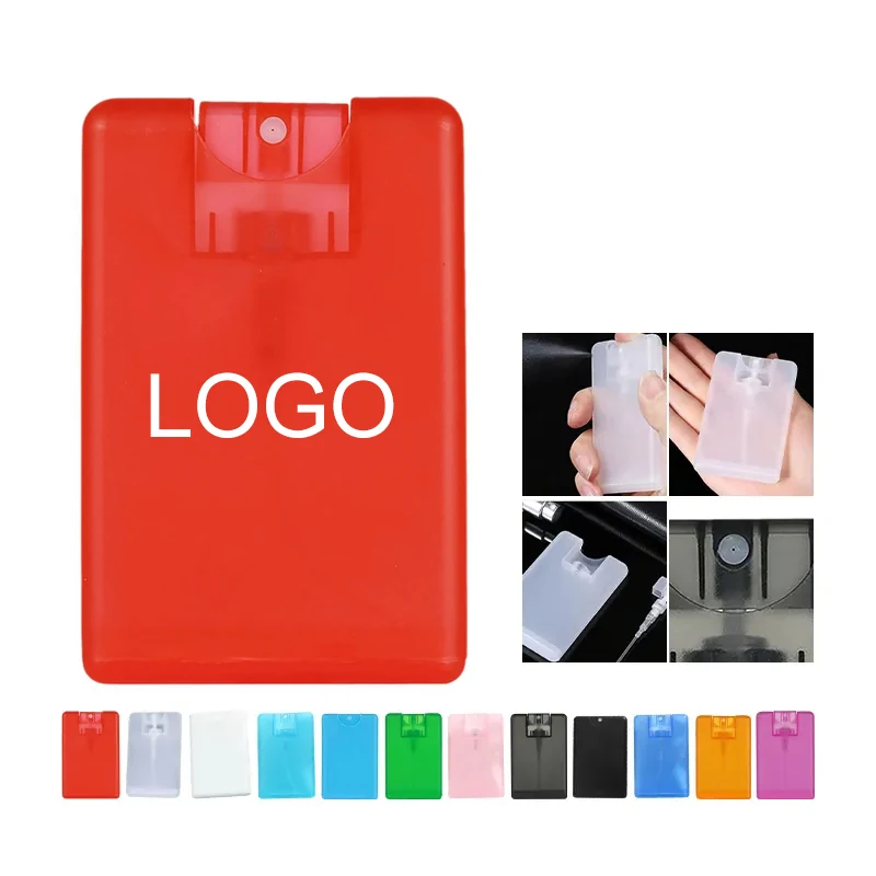20ml Hand Sanitizer Spray in Card Shape, Customizable with Logo 1