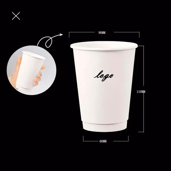 Custom 16 oz Paper Coffee Cup with Lid and Sleeve — Branded To-Go Drinkware