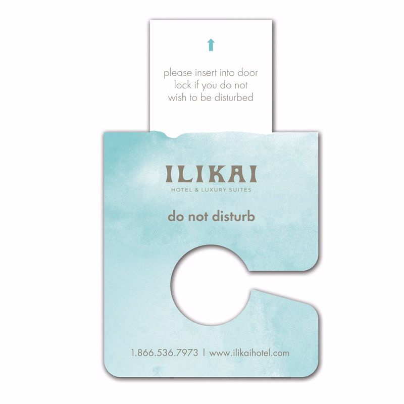 Doorknob Hanger Lock Insert (2.625" x 4.375")