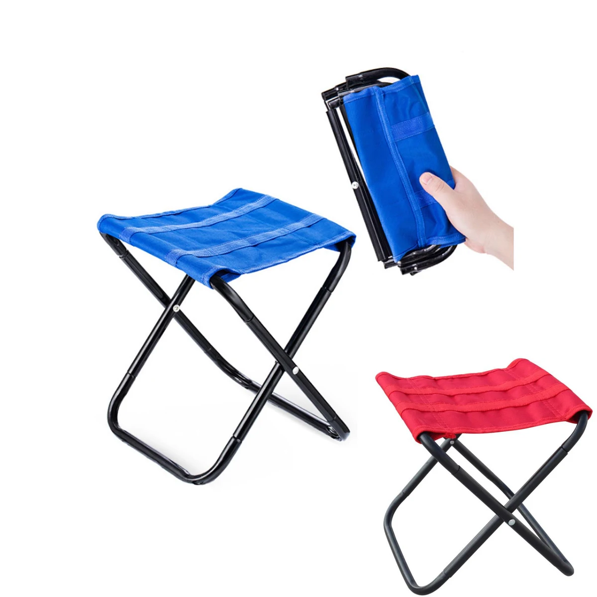 Folding Portable Lightweight Camp Stool Chair 1