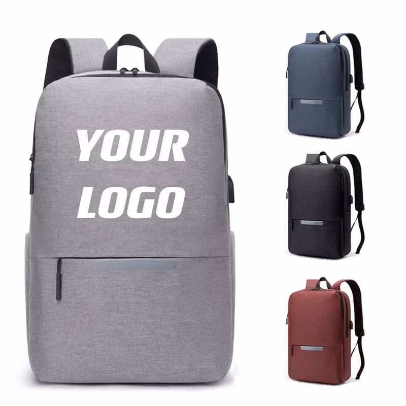 Backpack With USB Charging Port And Night Reflective Strip