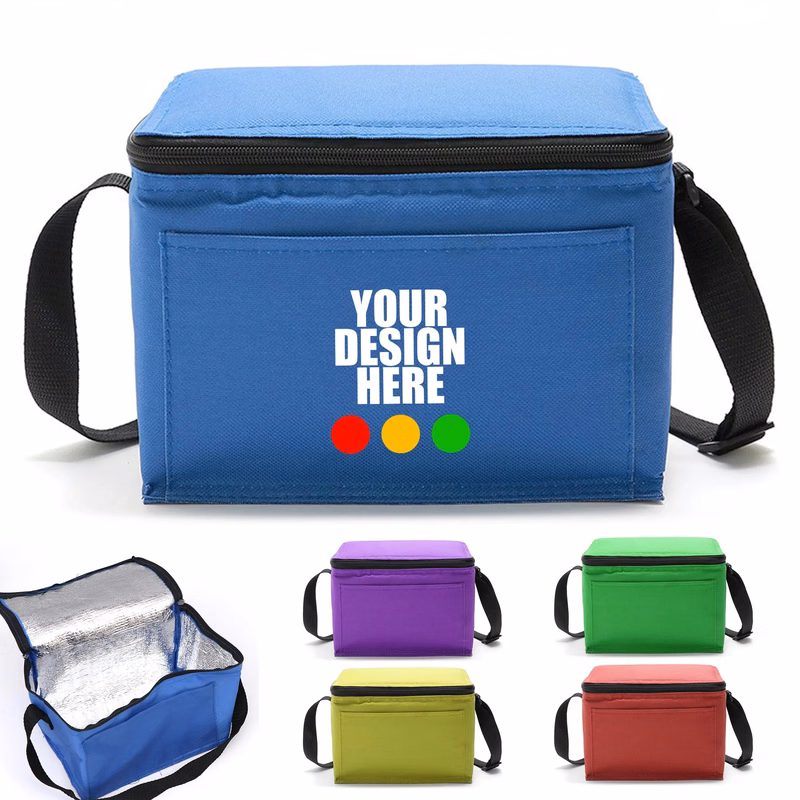 Non-woven Insulated Cooler Bag w/ Strap