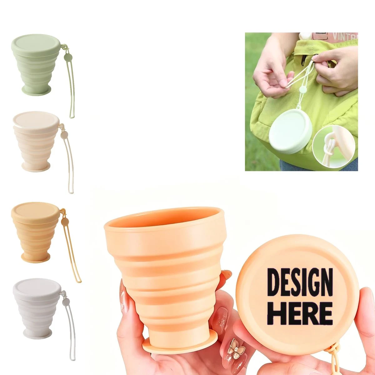 Travel-Friendly Foldable Silicone Cup 1