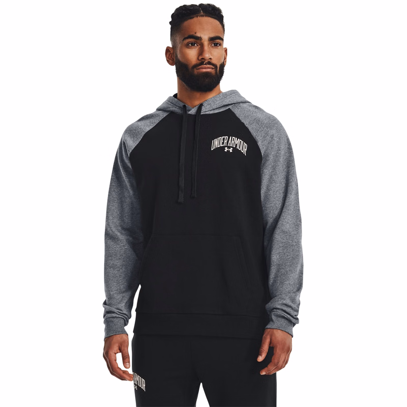 UA Rival Fleece Wordmark Colorblock Men's Hoodie
