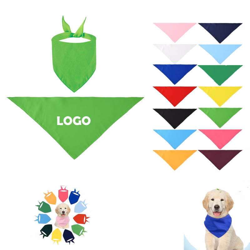 Pet Drool Towel Triangle Scarf