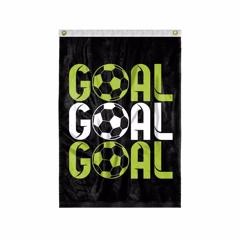 Custom Screen Sublimation Flag - 42" x 30" Silk Poly