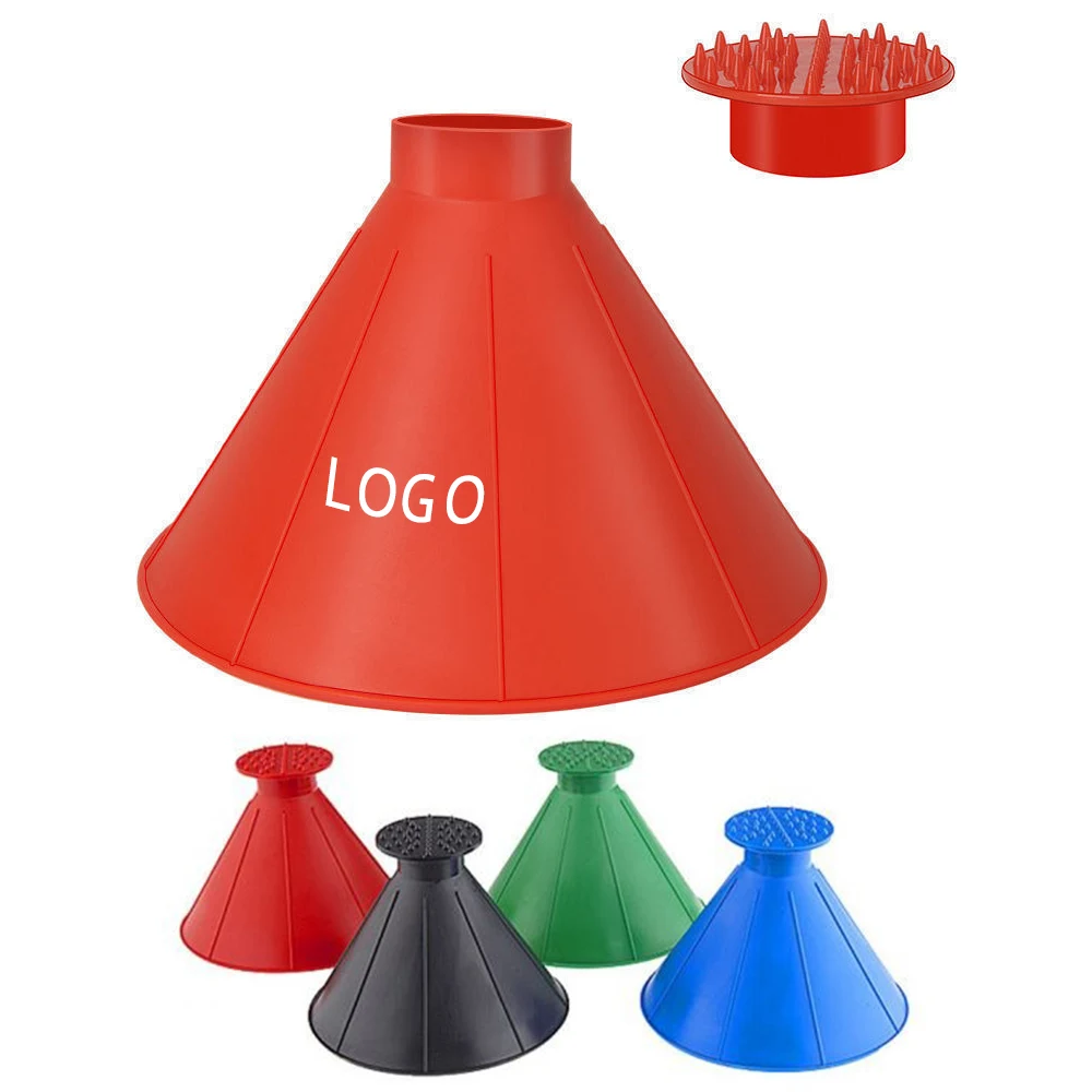 Cone-Shaped Windshield Ice Shovel 1