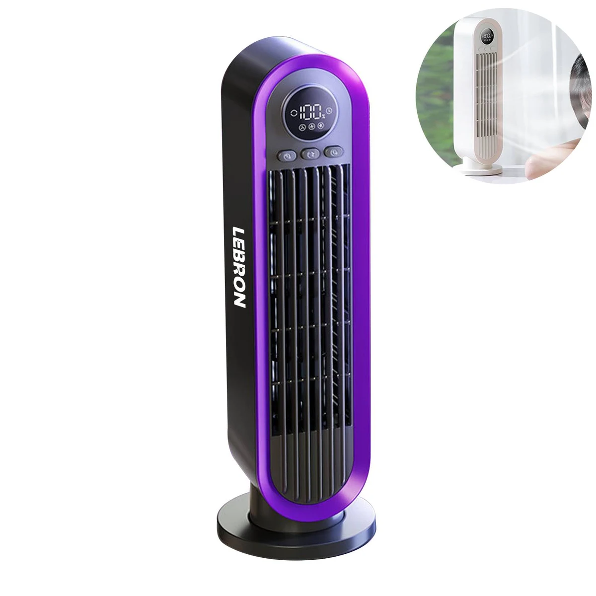 Timer Indoors Silent tower fan 1
